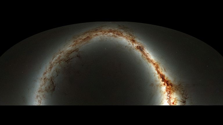 A compressed view of half a million photos of the sky. Pic: Pan-STARRS1 