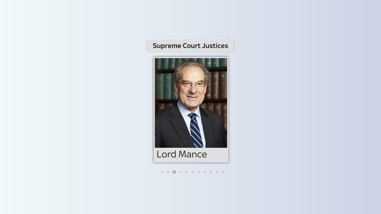 Supreme Court Judge Lord Mance