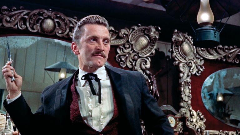 Kirk Douglas in the 1957 film Gunfight At The OK Corral