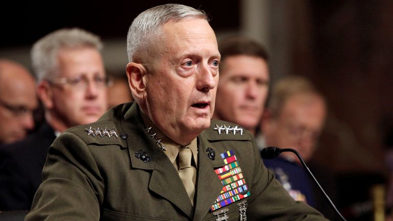 General James Mattis testifies before the Senate Armed Services Committee hearing on Capitol Hill in Washington July 27, 2010, on his nomination to be Commander of U.S. Central Command