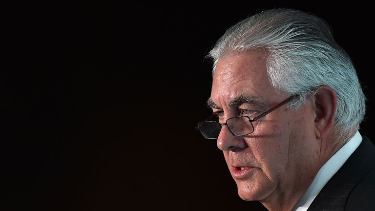 Rex Tillerson has hit out at US sanctions against Russia