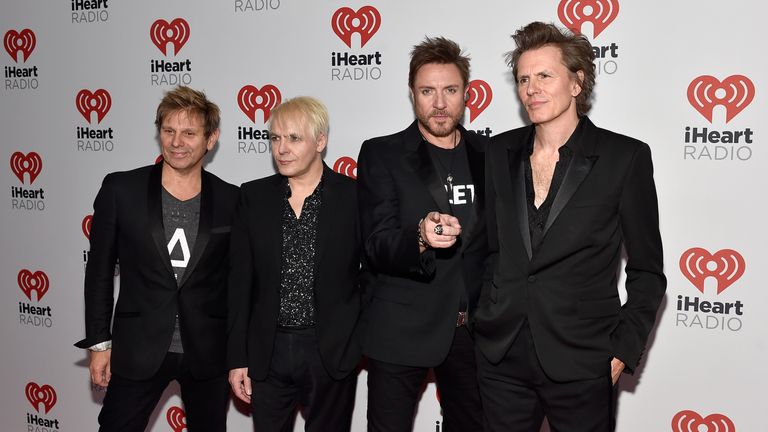 Members of British new wave pop group Duran Duran 