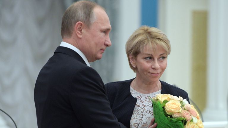 President Putin has honoured Dr Yelizaveta Glinka for her charity work 
