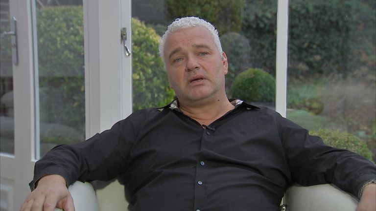 Paul Stewart told Sky News the abuse began when he was 11 years old