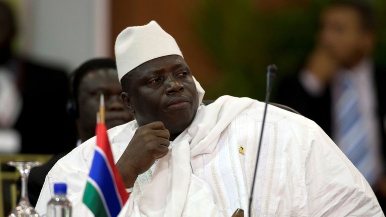 Mr Jammeh is now contesting the result