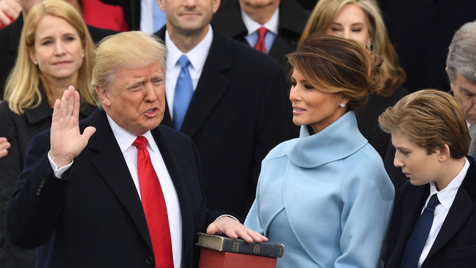 Donald Trump sworn in as 45th President of the United States | World ...