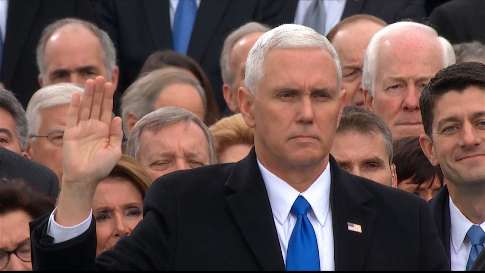 Mike Pence sworn in as Vice President as Donald Trump prepares for ...