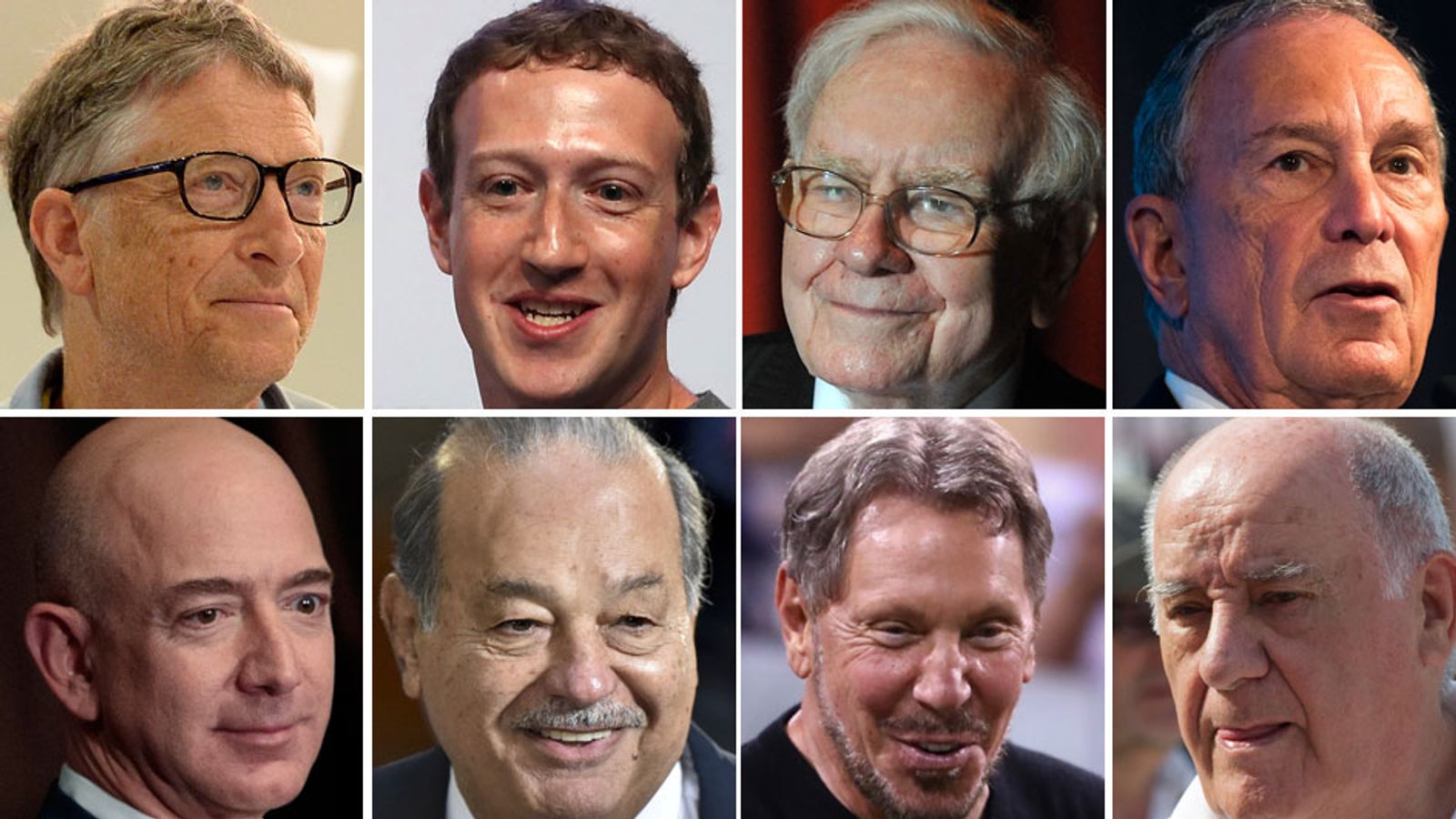 Eight billionaires own same as poorest half of the world - Oxfam ...