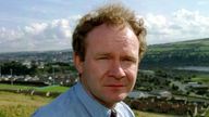 Mr McGuinness, pictured in 1993, is leaving frontline politics