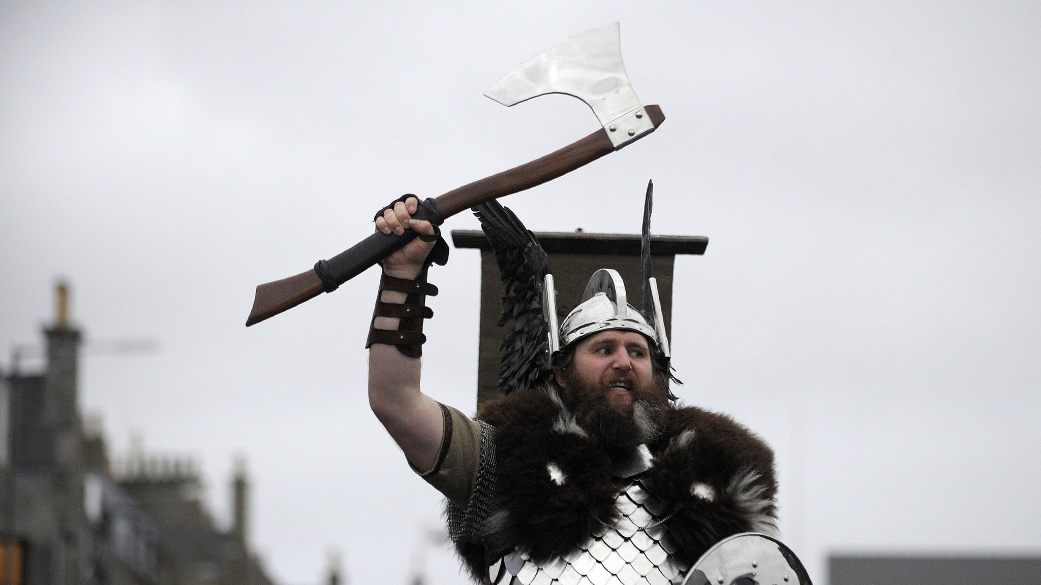 Up Helly Aa Viking festival UK News Sky News