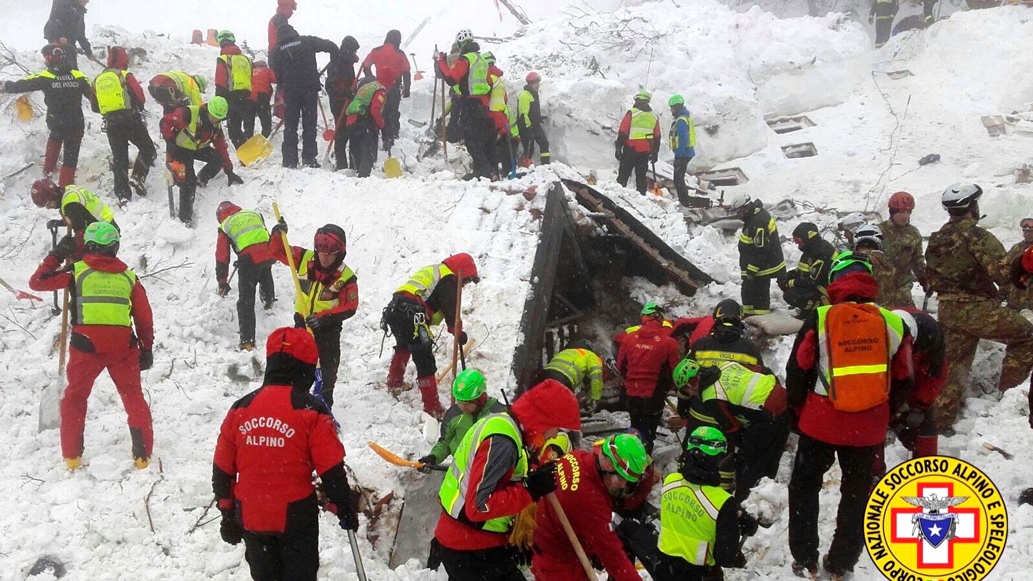 Italy avalanche death toll rises to 29 as final bodies pulled from ...