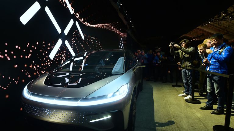 Faraday FF91: World's 'fastest electric car' unveiled | Science ...