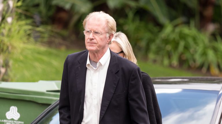 Actor Ed Begley Jr. arrives for a private memorial at the former residence of actress Carrie Fisher January 5, 2017 in Beverly Hills, California. Fisher, 60, died December 27, 2016 after suffering a medical emergency onboard a flight from London to Los Angeles December 23. Debbie Reynolds, Fisher&#39;s mother, died December 28, 2016 of an apparent stroke