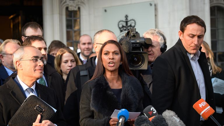 Businesswoman Gina Miller