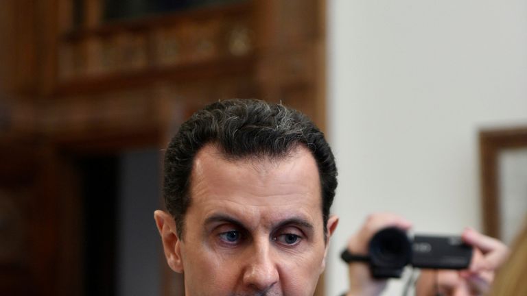 Mr Assad said he was willing to negotiate anything during upcoming peace talks