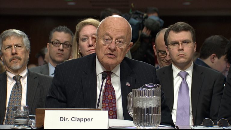 James Clapper, director of the US&#39;s National Intelligence
