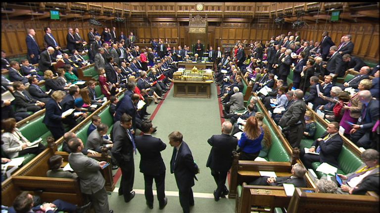 MPs debate the triggering of Article 50 in the House of Commons