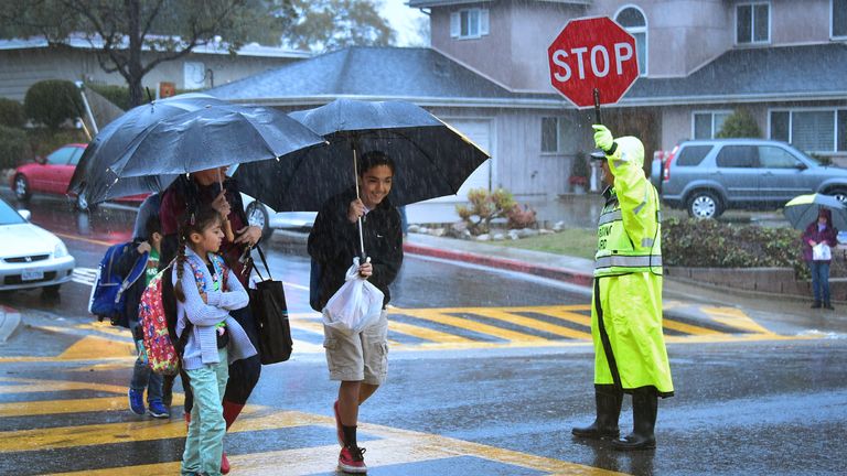 California has experienced storms with heavy rains since October