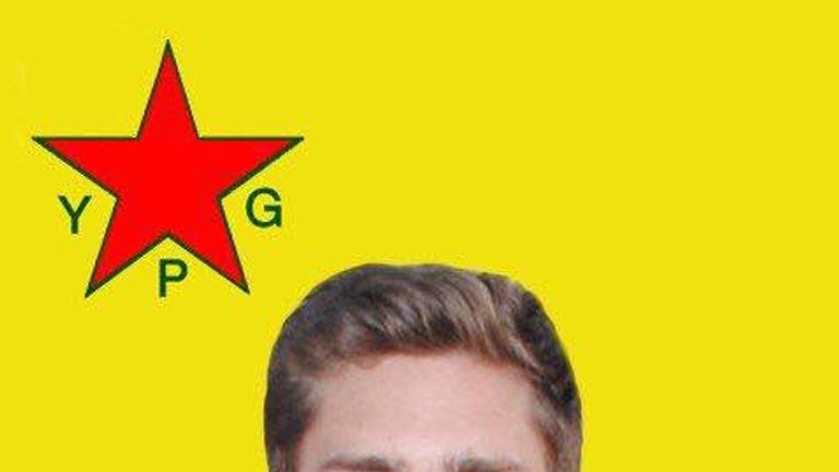 The YPG said Mr Lock &#39;crossed continents for the destiny of our people and humanity&#39;