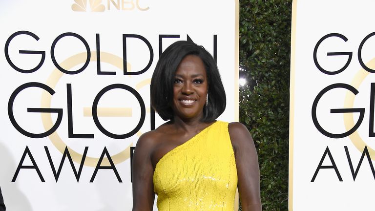 Actress Viola Davis attends the 74th Annual Golden Globe Awards at The Beverly Hilton Hotel on January 8, 2017 in Beverly Hills, California