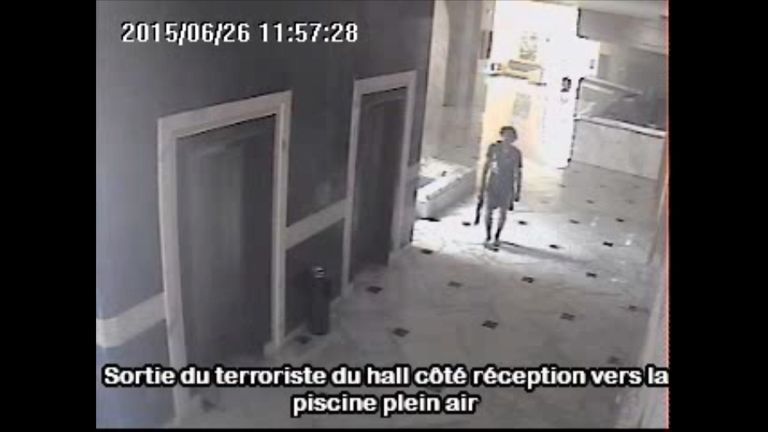 Seifeddine Rezgui Yacoubi during his rampage in Tunisia