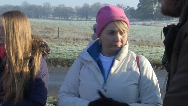 Nicola Urquhart led the search through fields in Suffolk