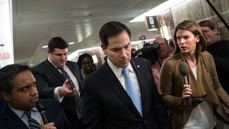 Mr Rubio said he voted in favour of the appointment 'despite my reservations'