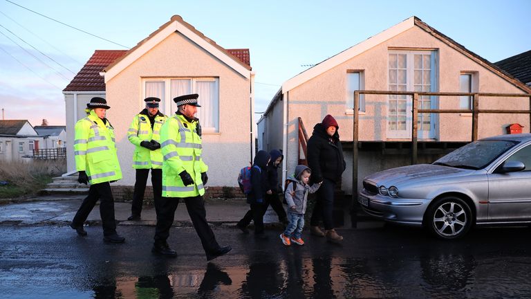 Thousands of residents in Jaywick have been warned of flood risk