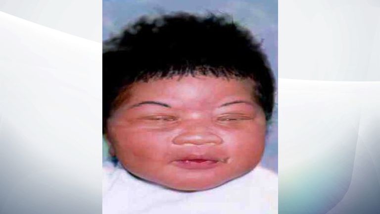 Kamiyeh Mobely was taken when she was eight hours old 