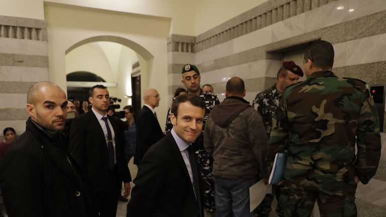 Emmanuel Macron is snapping at the heels of Francois Fillon and Marine Le Pen in the polls