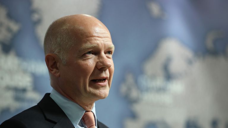 Former Tory leader William Hague was made a peer after he left frontline politics
