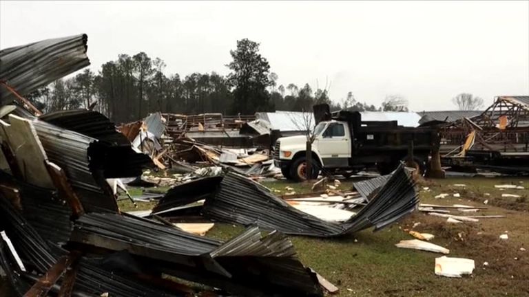Seven people died at a mobile home park near Adel, south Georgia