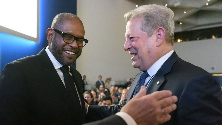 Forest Whitaker and Al Gore 'improving the state of the world'