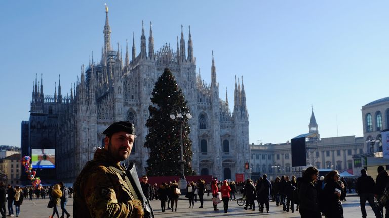 UK visitors to Italy are advised to be vigilant