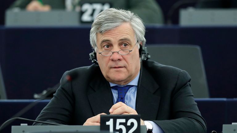 Antonio Tajani is one of the frontrunners to succeed Martin Schulz
