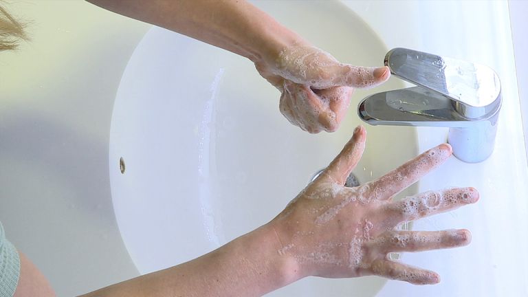 Six steps to clean hands and reducing the risk of spreading disease