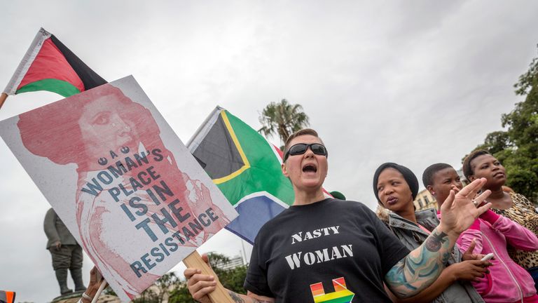 Protests in South Africa 