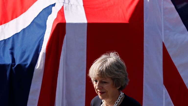 Britain's Prime Minister Theresa May 
