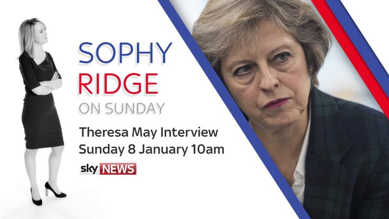 Se Sophy Ridges intervju med Theresa May klokken 10 på søndag