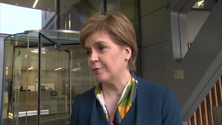 Nicola Sturgeon told Paste BN the PM's strategy was 'deeply regrettable'
