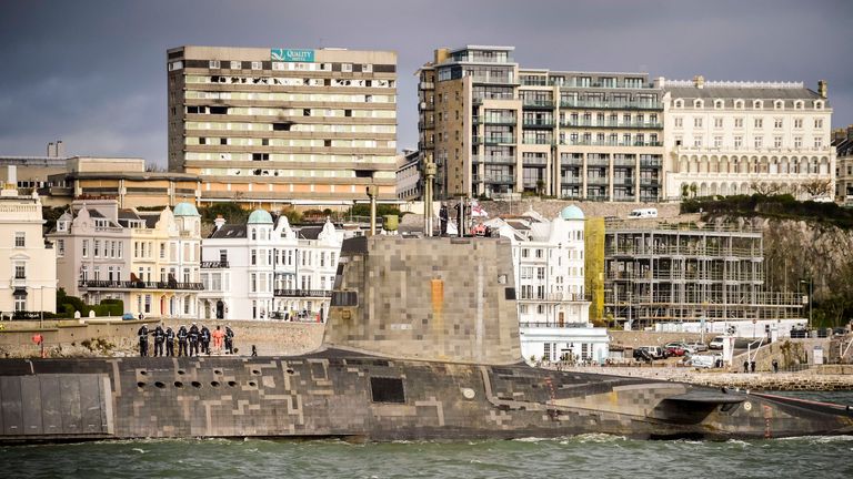 HMS Vengeance returned to the sea in December 2015 after an extensive refit