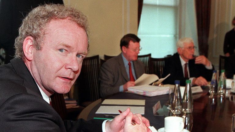 Mr McGuinness played a key role in the Good Friday agreement

