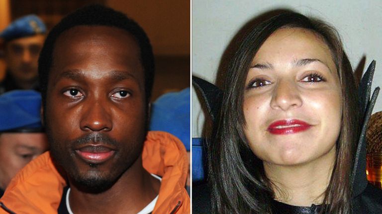 Rudy Guede and Meredith Kercher