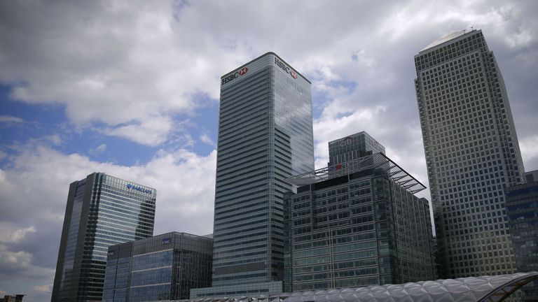 HSBC is based at Canary Wharf