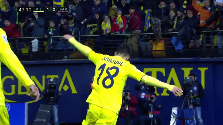 Villarreal take lead over Barca | Video | Watch TV Show | Sky Sports