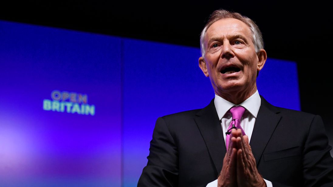 Tony Blair wants people to 'rise up' against Brexit