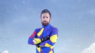 Undated file handout photo issued by Channel 4 of Sir Bradley Wiggins who has pulled out of winter sports show The Jump after breaking his leg. PRESS ASSOCIATION Photo. Issue date: Sunday February 12, 2017. Britain's most decorated Olympian said he was "gutted" that the injury forced him out of the competition. See PA story SHOWBIZ TheJump. Photo credit should read: Steve Brown/Channel 4/PA Wire NOTE TO EDITORS: This handout photo may only be used in for editorial reporting purposes for the cont