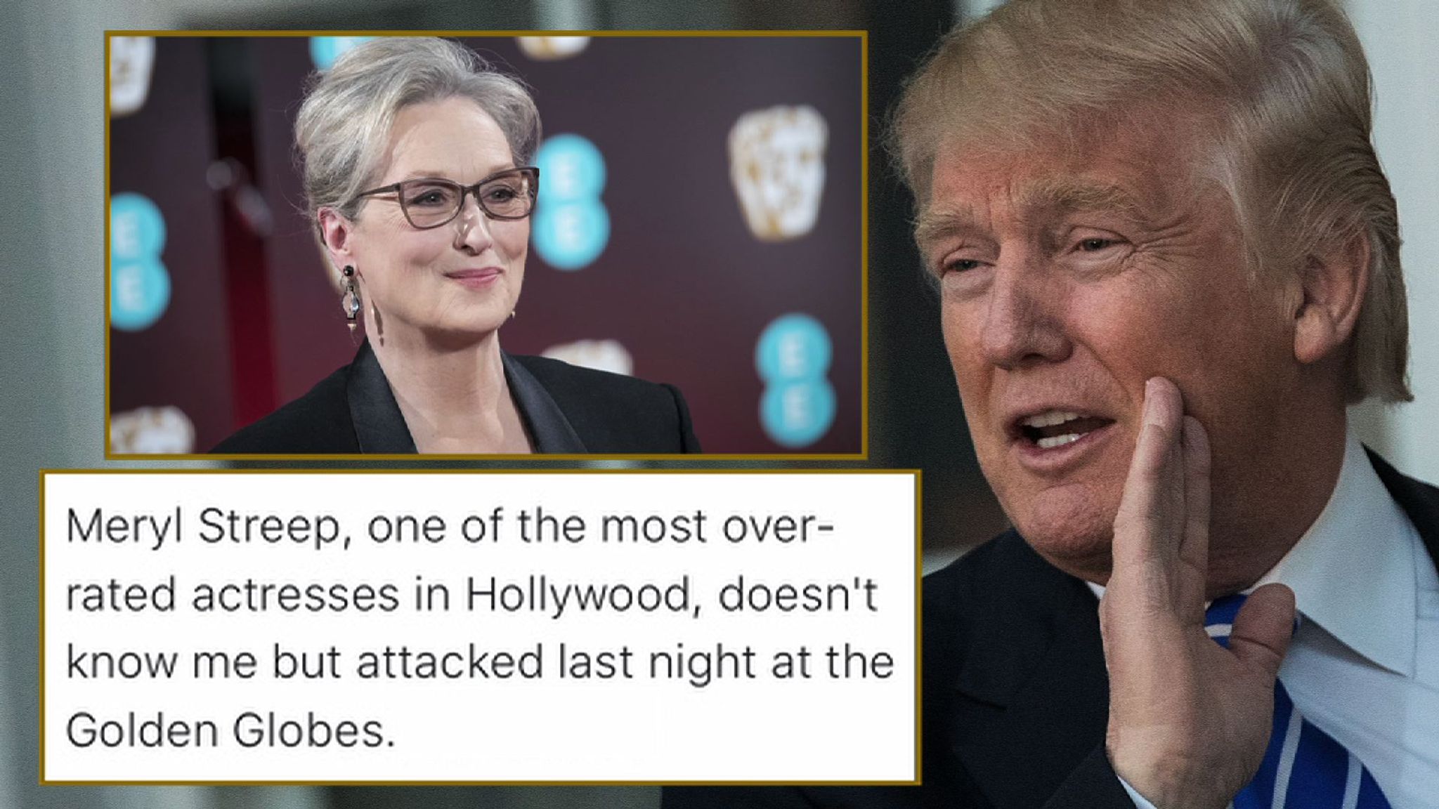 Trump's celebrity Twitter targets Ents & Arts News Sky News
