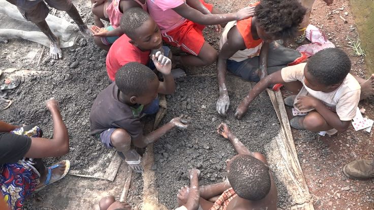 Children as young as four work in the cobalt mines
