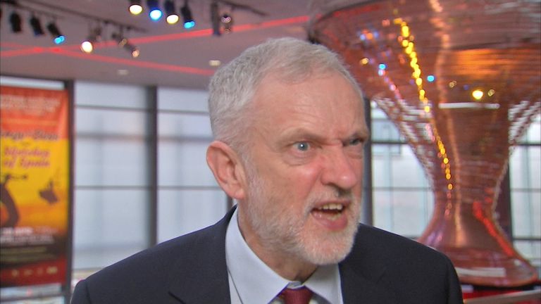 Jeremy Corbyn is unimpressed when repeatedly asked if he will still be Labour leader in 2020